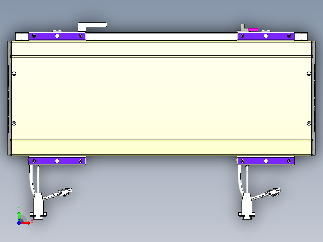 威洛博VL系列直线电机模组-2VL22H1-S250前视图