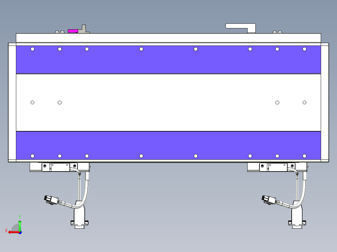 威洛博VL系列直线电机模组-2VL22H1-S250后视图