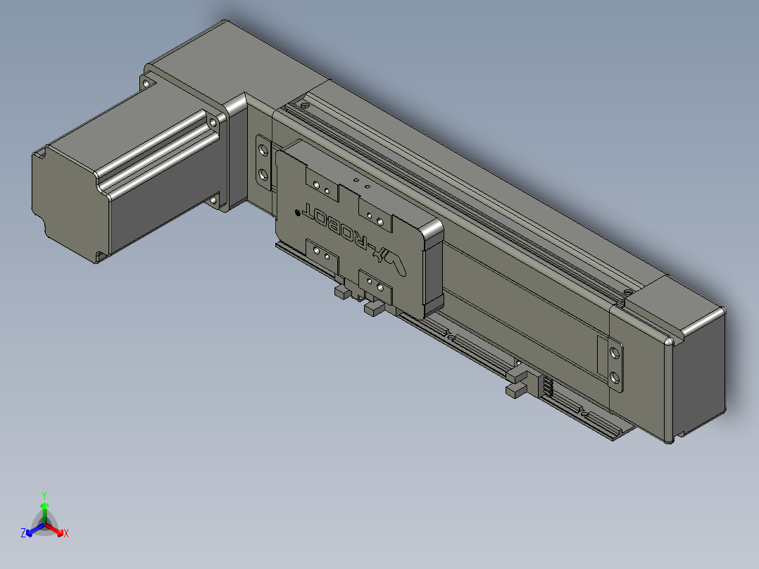 威洛博RBC6-L80-S100-BU-57-D3正等轴测图