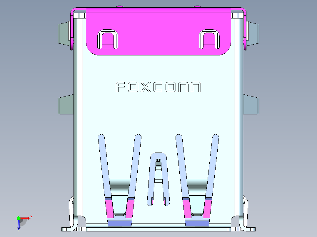 双USB3.0富士康俯视图