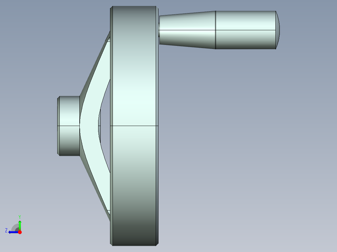 多功能电动搅拌机的结构设计【多功能电动食品搅拌器】【三维UG】392946右视图
