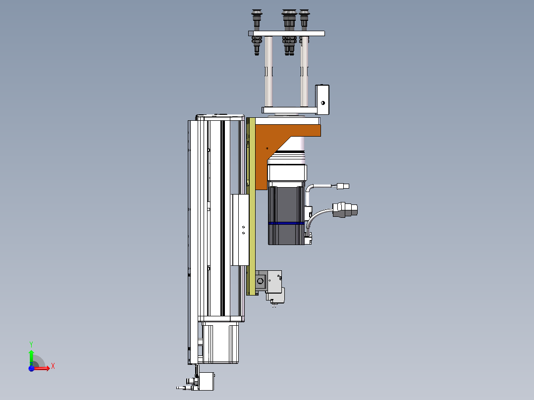 Z轴旋转-上料机械手前视图