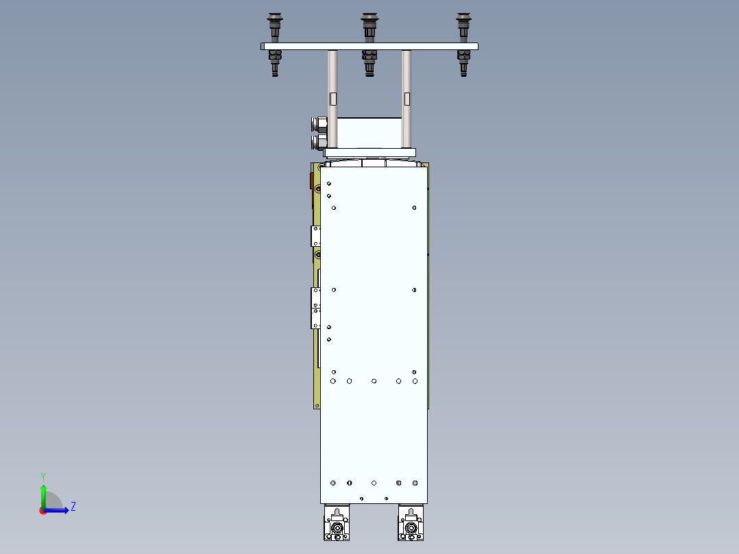 Z轴旋转-上料机械手左视图
