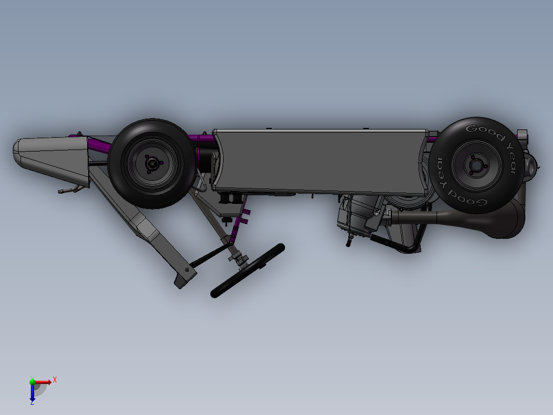 Go-Kart卡丁车俯视图