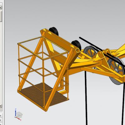塔式起重机3D图纸 非标自动化设备3D图纸3D模型