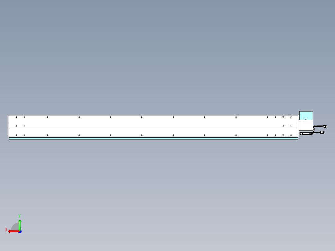 威洛博VBC同步带传动一无尘环境VBC14-L45-S1550-BRU-ZP75-C3后视图