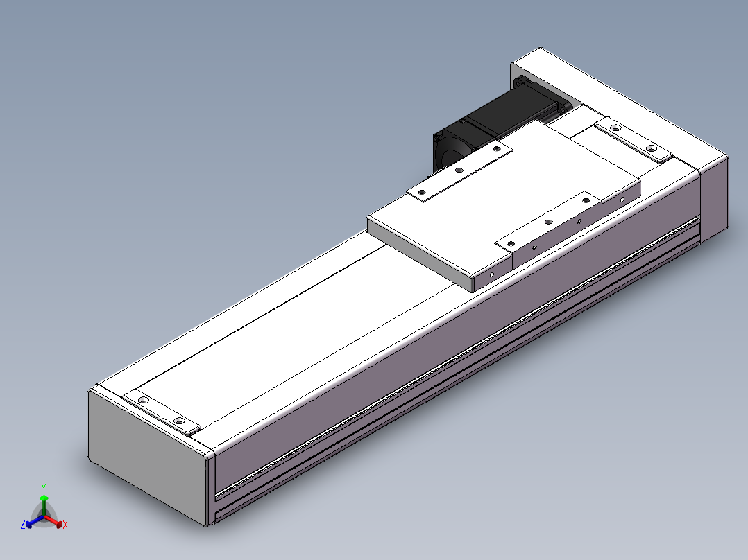 精密模组MC140-L05-250-BL-M200-C4正等轴测图