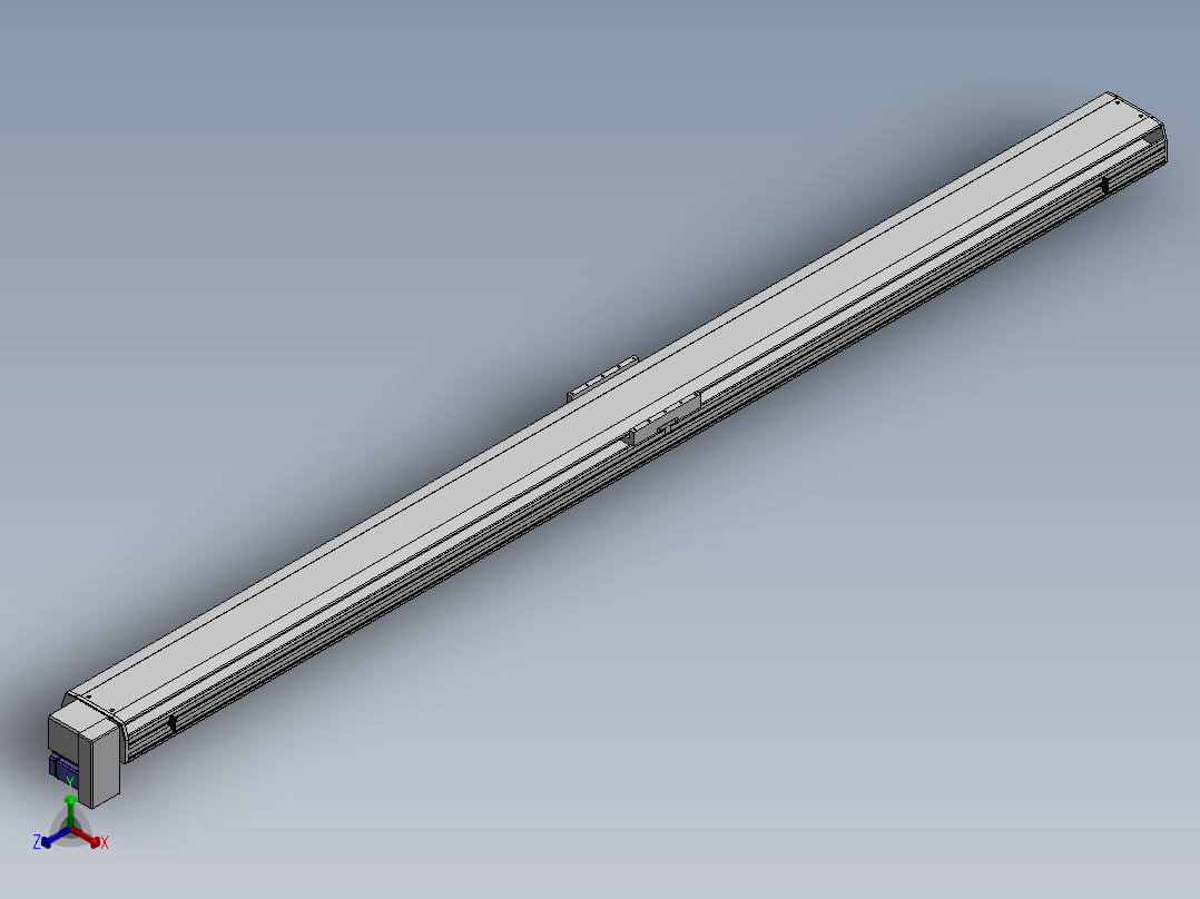 精密模组MT220-L150-3200-RD-M75-C4正等轴测图