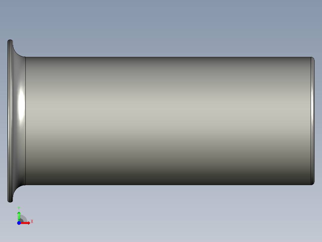 软管与硬管连接用工业通用接头0127_10_75前视图