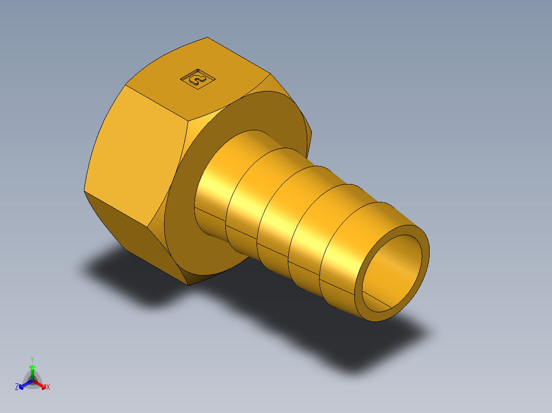 水管接头Swivel Connector Female Garden Hose to Hose Barb 90GH-12-10