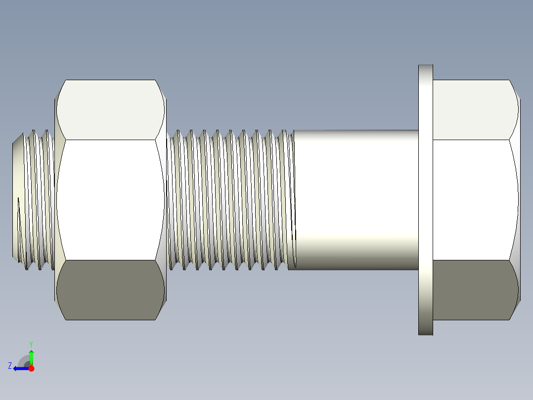 螺栓和螺母-M64 X 6.0.rar右视图