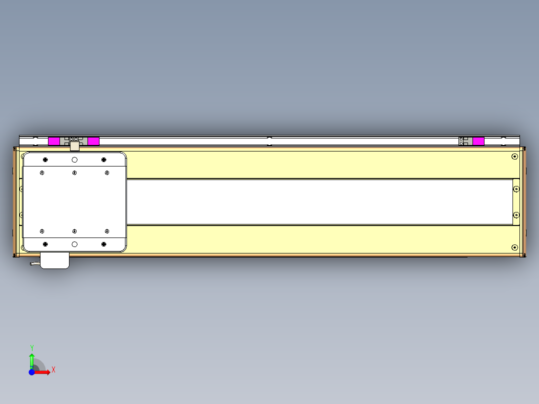 威洛博LC系列3d模型模组LC17E1Y-S600前视图