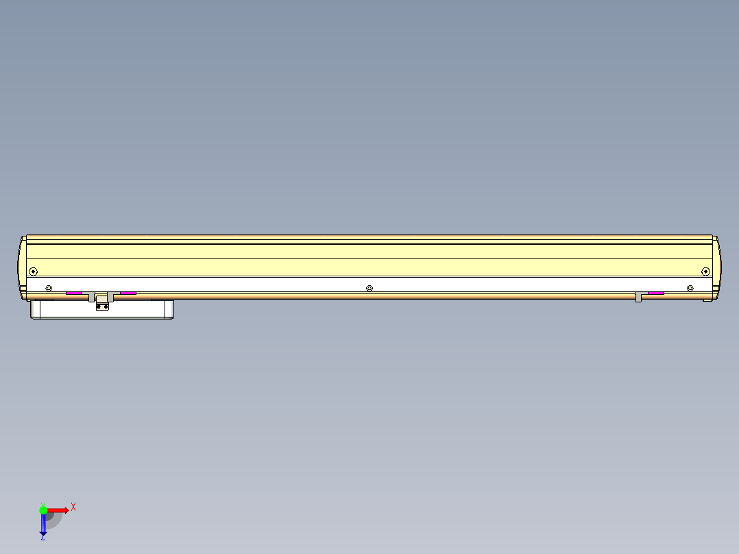 威洛博LC系列3d模型模组LC17E1Y-S600俯视图