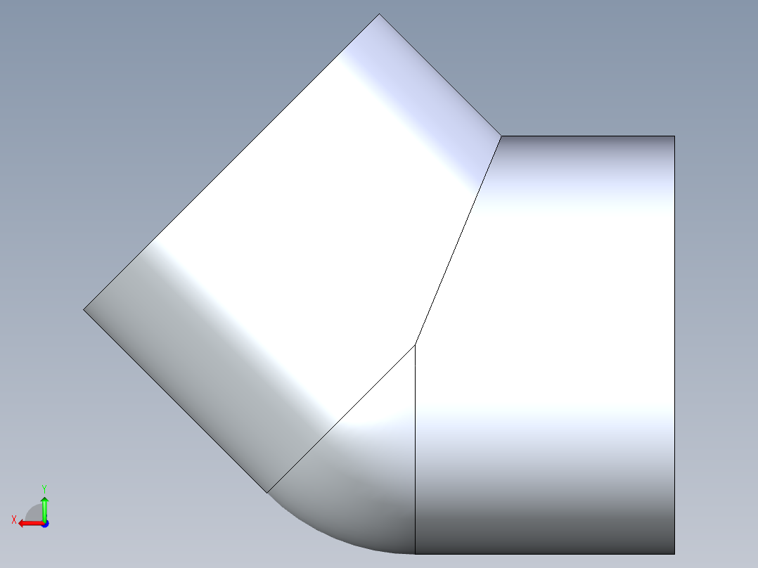 CPVC管件08-Sch80_45Elbow_SxS_9817-100 _10in后视图