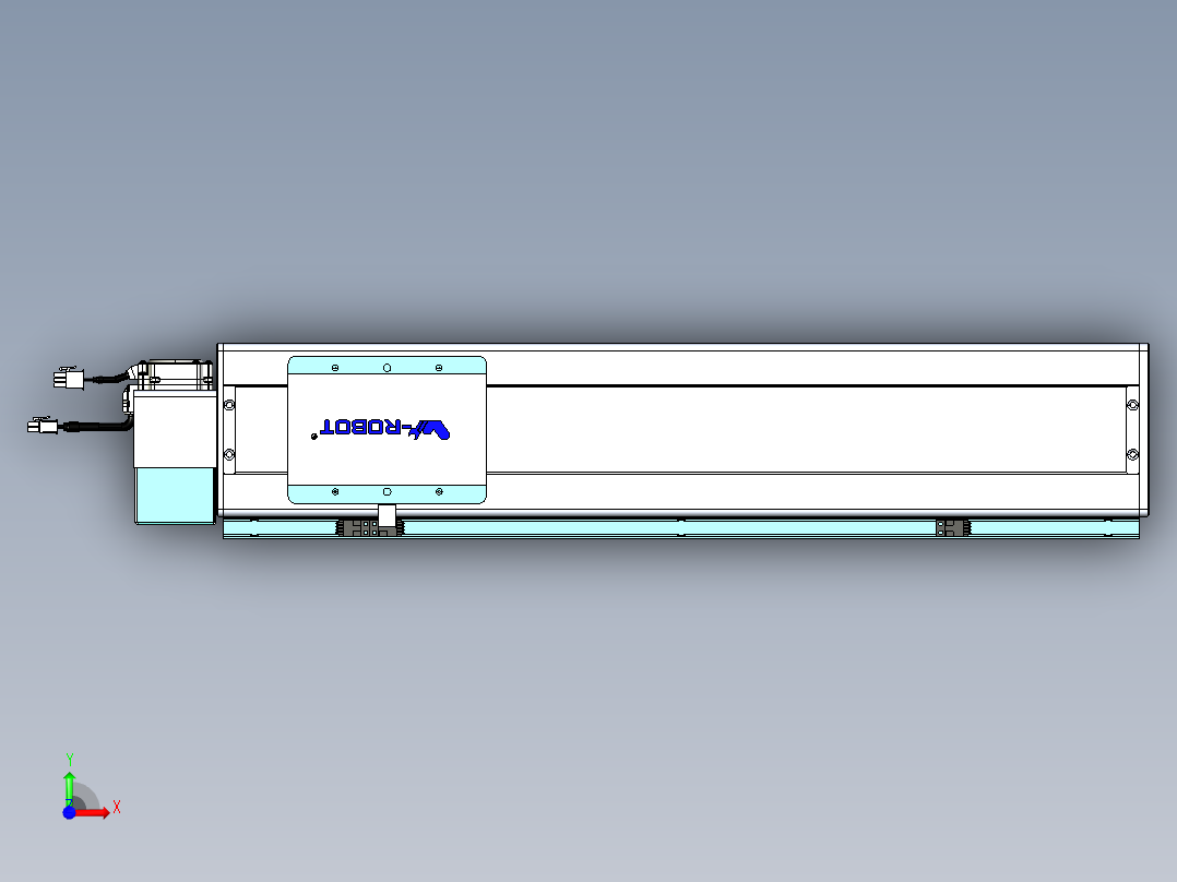 威洛博VBC同步带传动一无尘环境VBC14-L45-S450-BLD-ZP40-C3前视图