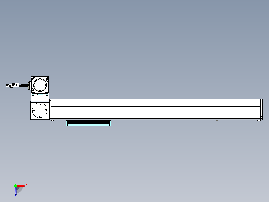 威洛博VBC同步带传动一无尘环境VBC14-L45-S450-BLD-ZP40-C3俯视图