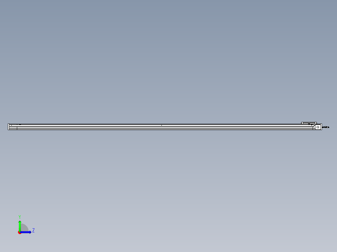 威洛博LB.GB同步带传动--欧规系列LB6A-L130-S3100-BL左视图