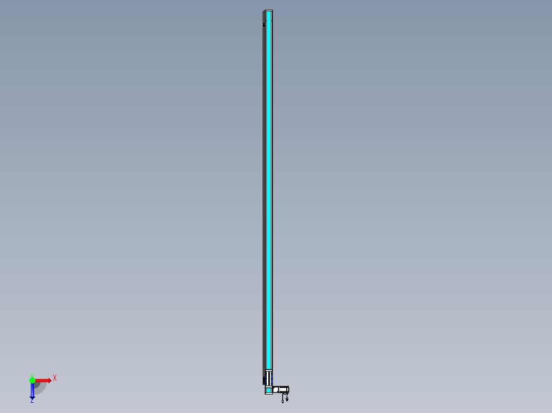 威洛博LB.GB同步带传动--欧规系列LB6A-L130-S3100-BL俯视图