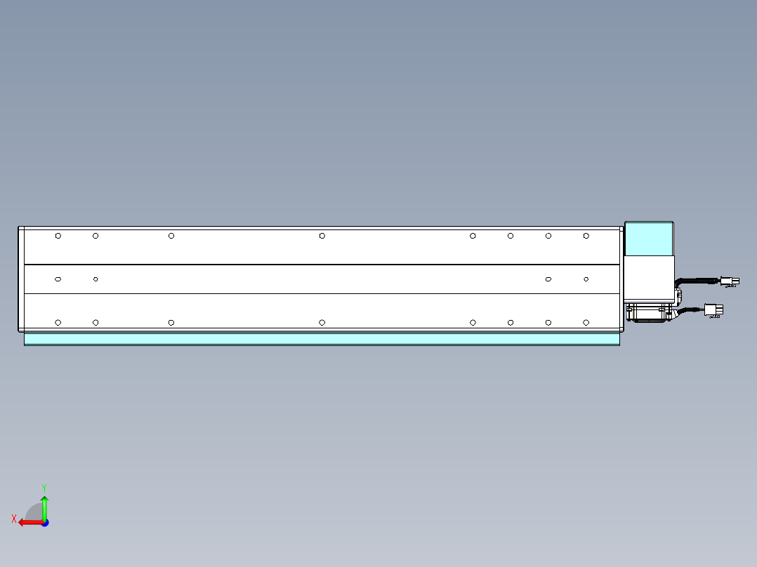 威洛博VBC同步带传动一无尘环境VBC14-L45-S500-BRU-ZP40-C3后视图