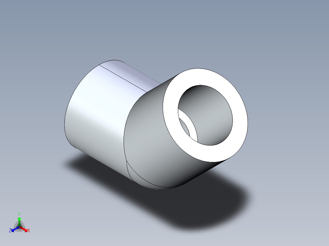 聚氯乙烯配件08-Sch80_45Elbow_SxS_817-003 _0.375in