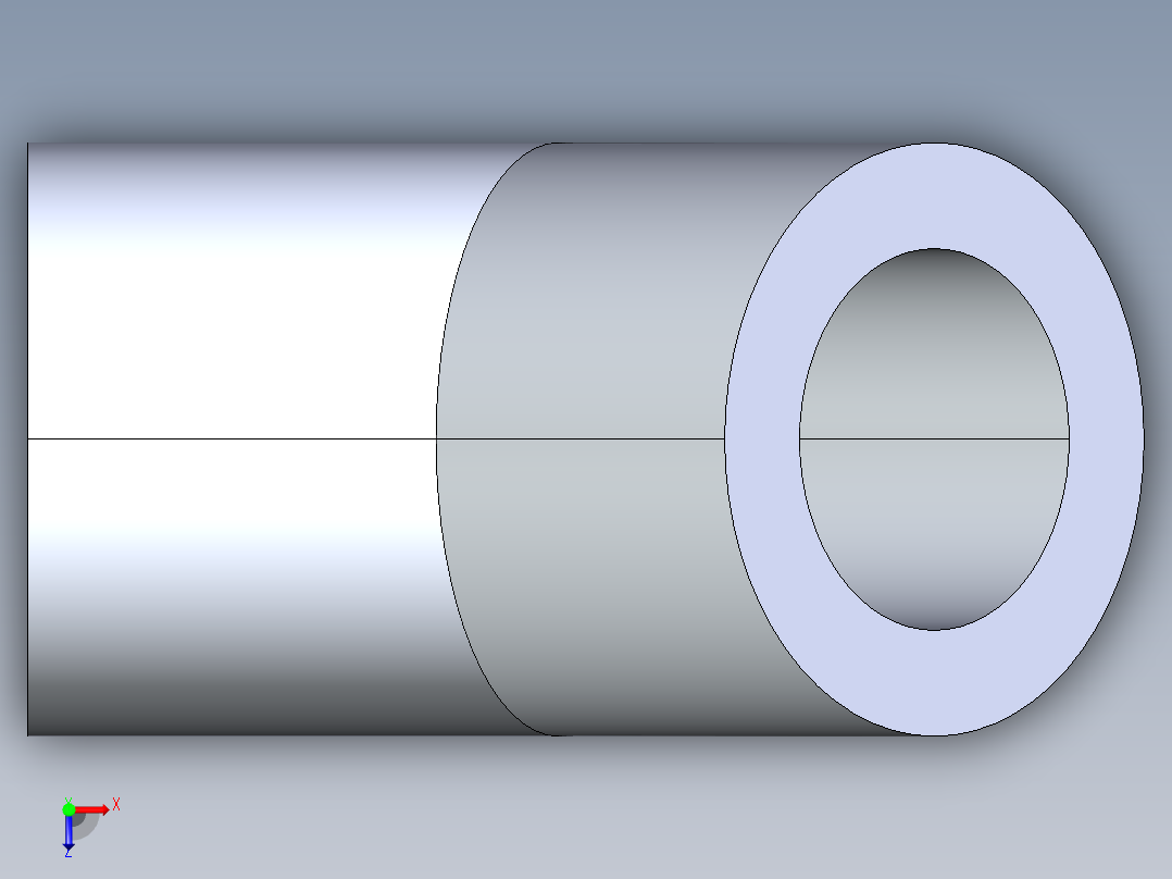 聚氯乙烯配件08-Sch80_45Elbow_SxS_817-003 _0.375in俯视图