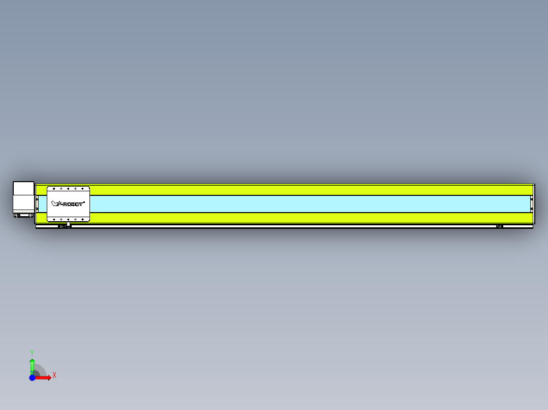 威洛博VBC同步带传动一无尘环境VBC17-L45-S1800-BRD-ZP75-C3前视图