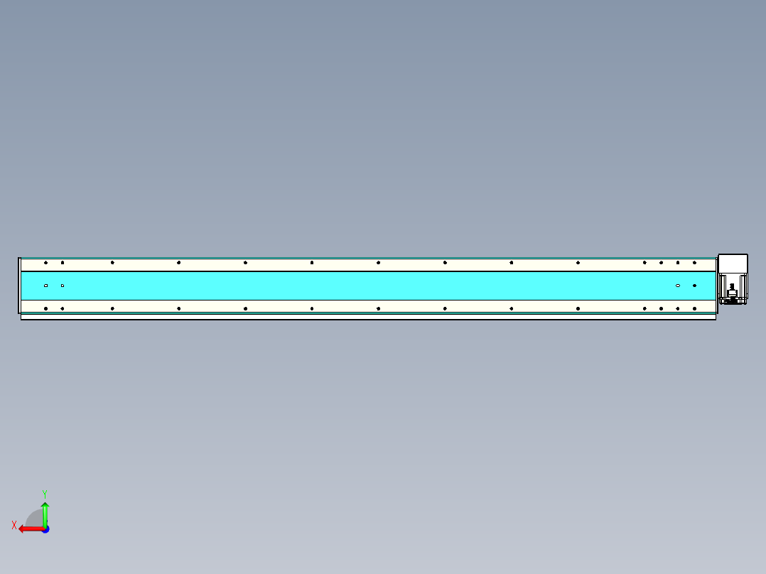 威洛博VBC同步带传动一无尘环境VBC17-L45-S1800-BRD-ZP75-C3后视图