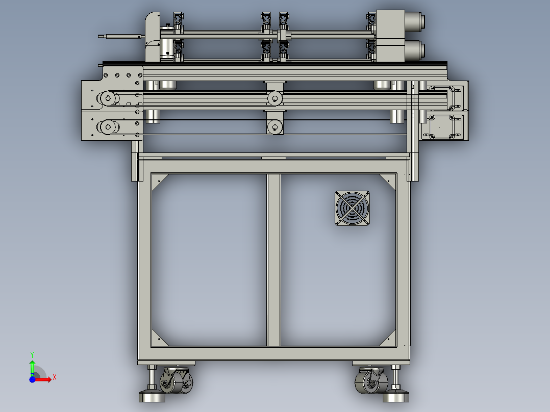 全覆盖点胶机前视图