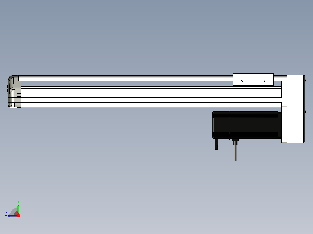 Toyo东佑达直线模组-ETH13-450-BM-400W+煞車右视图