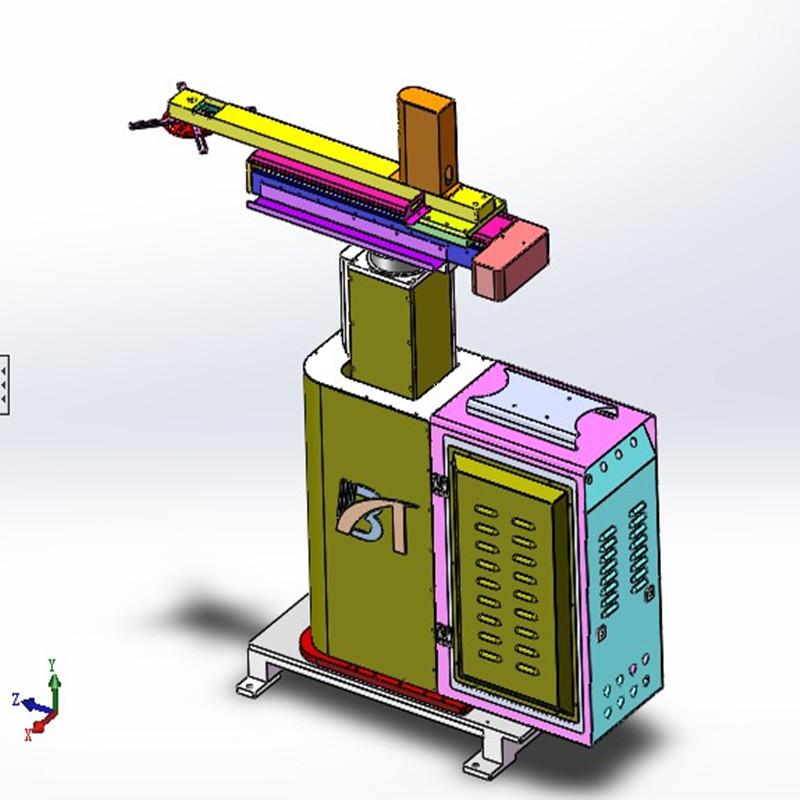 四轴冲压机械手 机械自动化 机械3D