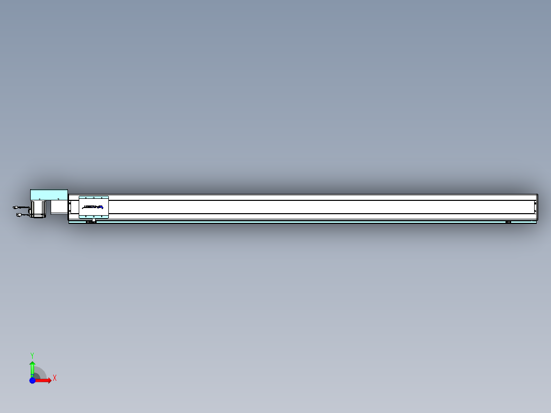 威洛博VBC同步带传动一无尘环境VBC14-L45-S2200-BR-ZP75-C3前视图