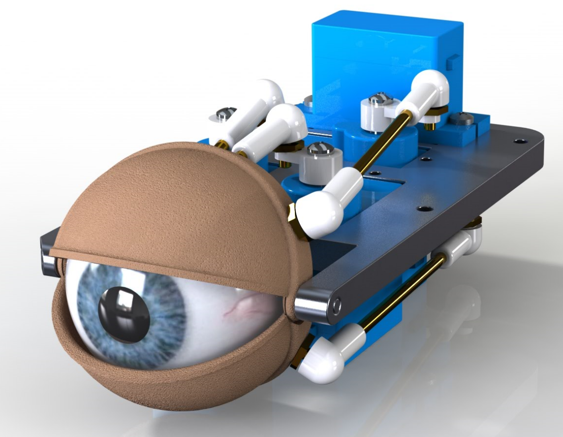 机器人眼睛气动控制装置