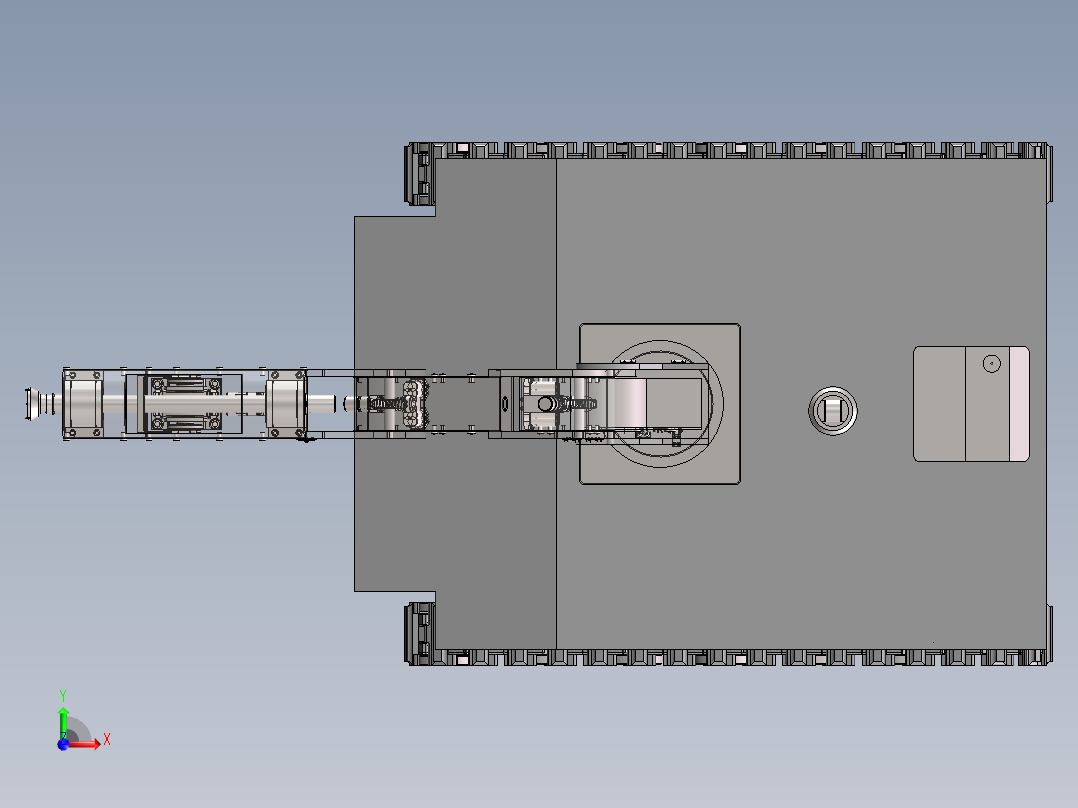 消防机器人三维+CAD设计资料670844前视图