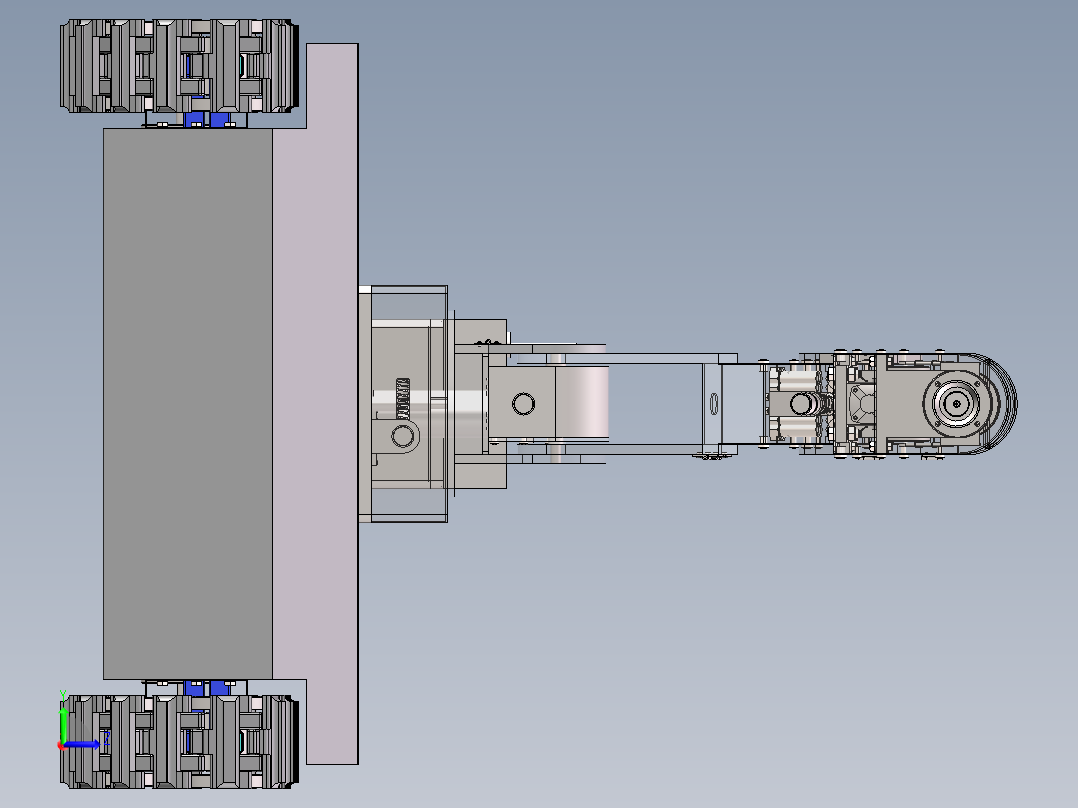消防机器人三维+CAD设计资料670844左视图