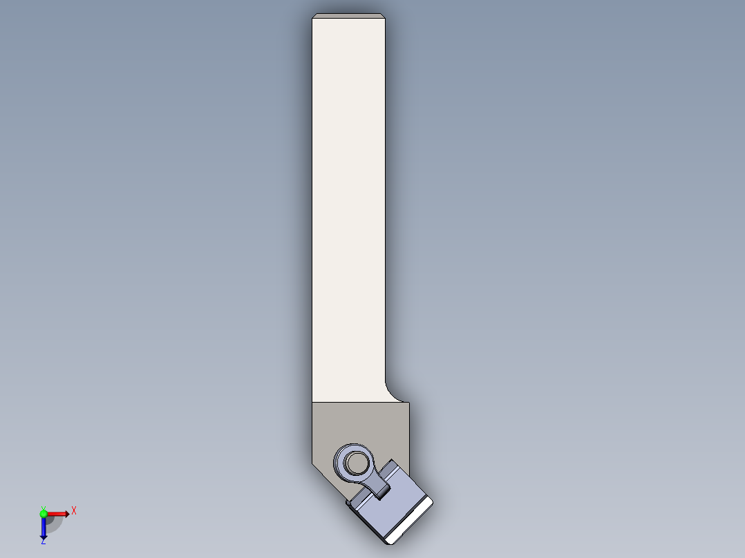 上压夹紧式外圆粗车刀设计-金属切削刀具1240664==250俯视图