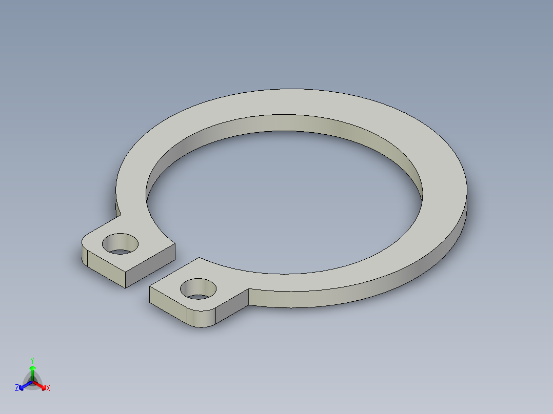 管道手动球阀-水管开关阀-手动阀门User Library-MD52C150DN25-2_DN25~32SnapRing正等轴测图