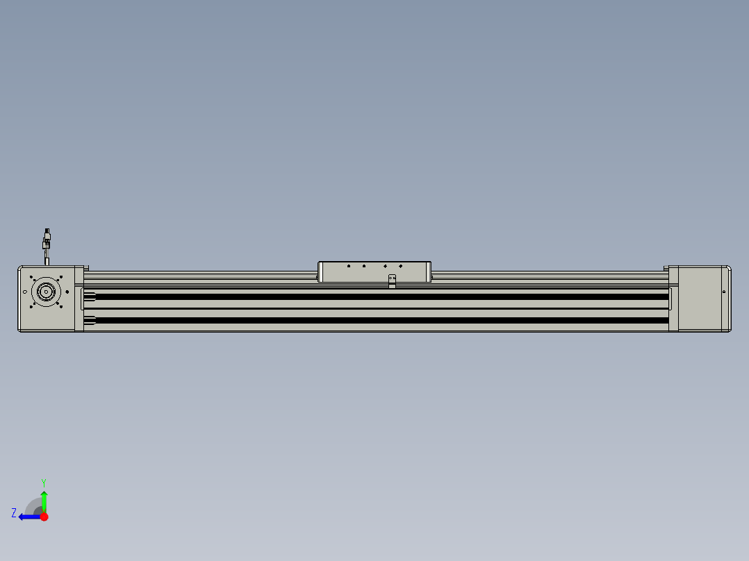 威洛博直线电机模组EB20-L224-S950-R-ZP75-MS3-5K右视图