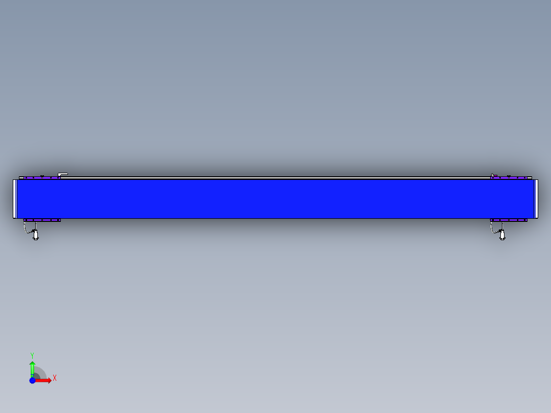 威洛博VL系列直线电机模组-2VL22H3-S2400前视图