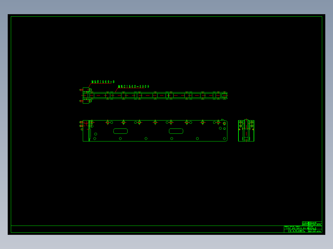 KOSMEKMRC1500-1000多系列多零件图纸模型