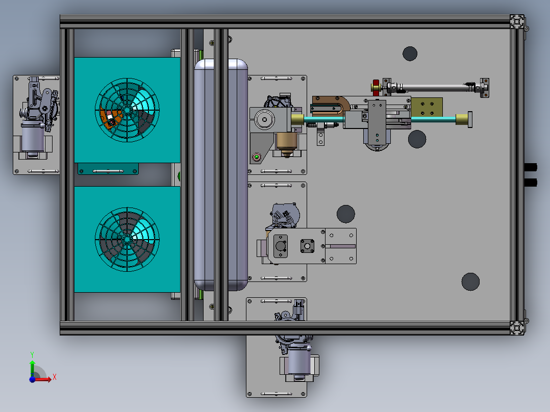 螺母自动锁紧机前视图