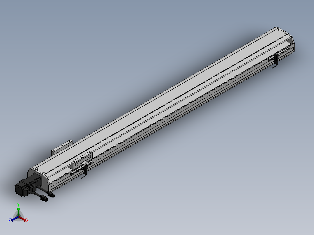 精密模组MY120-T10-900L-BC-P10B-C4-C正等轴测图