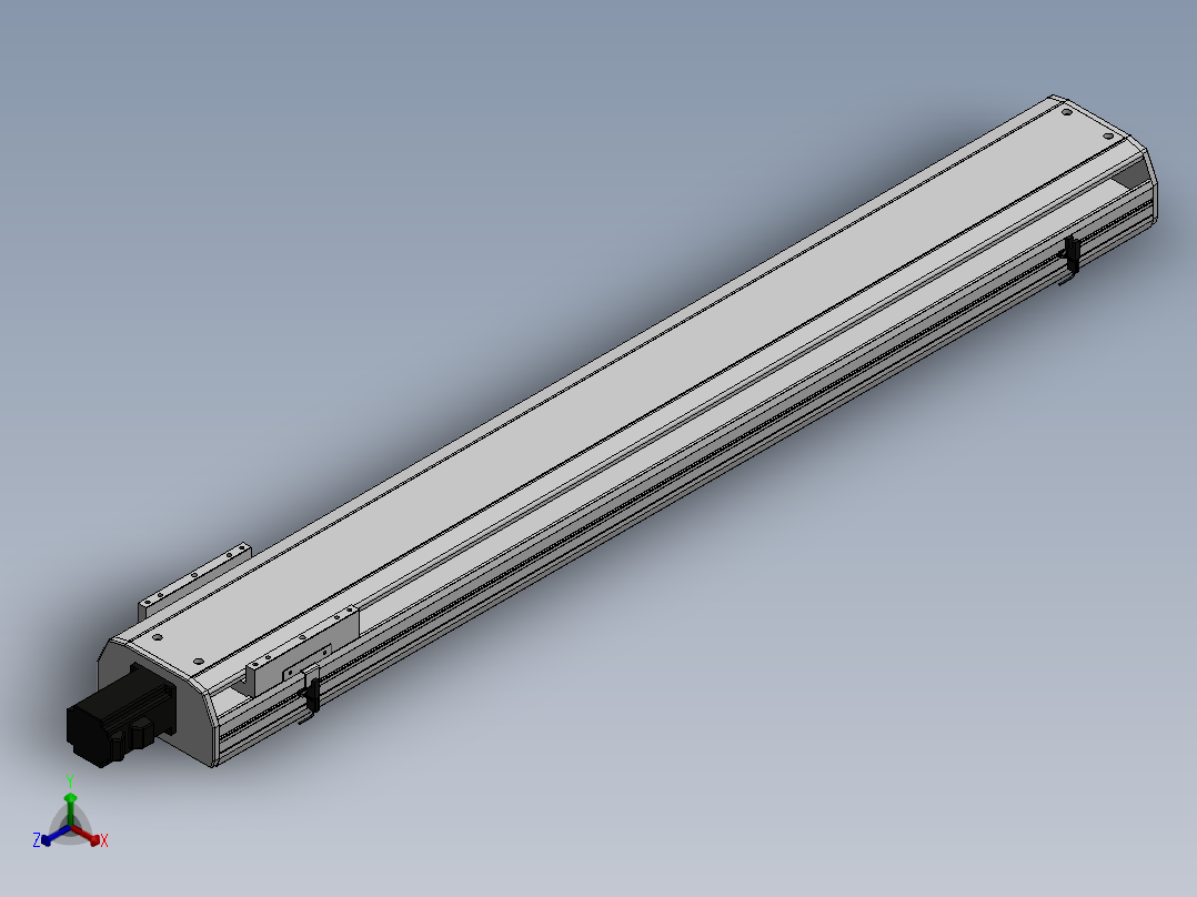 精密模组MY170-T10-1100L-BC-P40B-C4-C正等轴测图