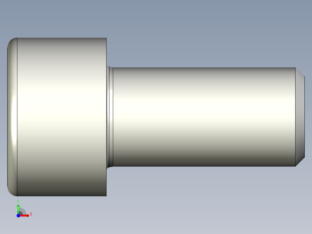 螺钉-DIN_912-M10x20.stp前视图