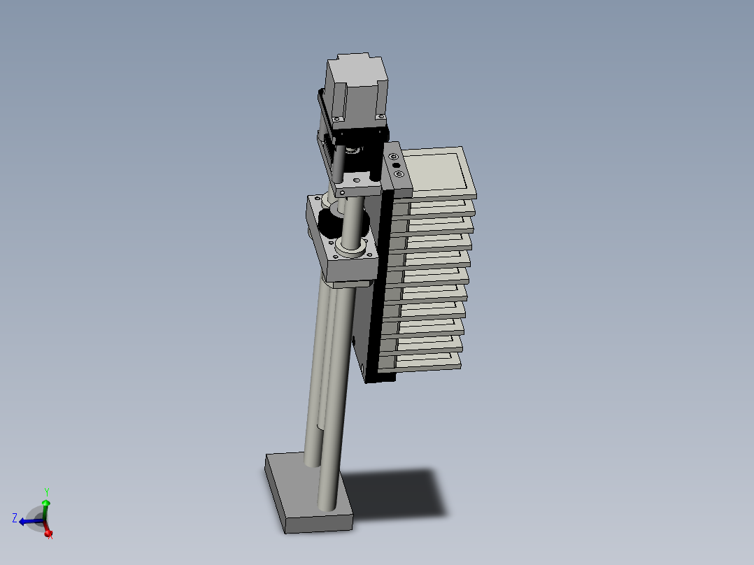 轴承套圈储料机械系统设计