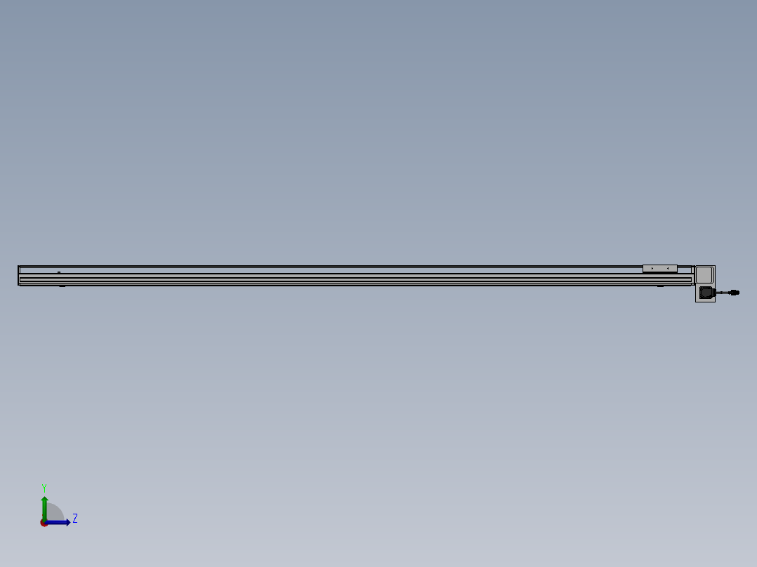 精密模组MT100-L78-1900-RD-M10-C4左视图