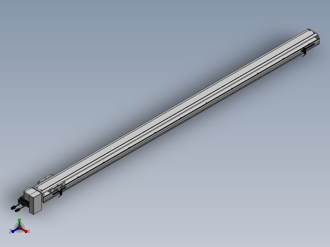 精密模组MT100-L78-1900-RD-M10-C4正等轴测图