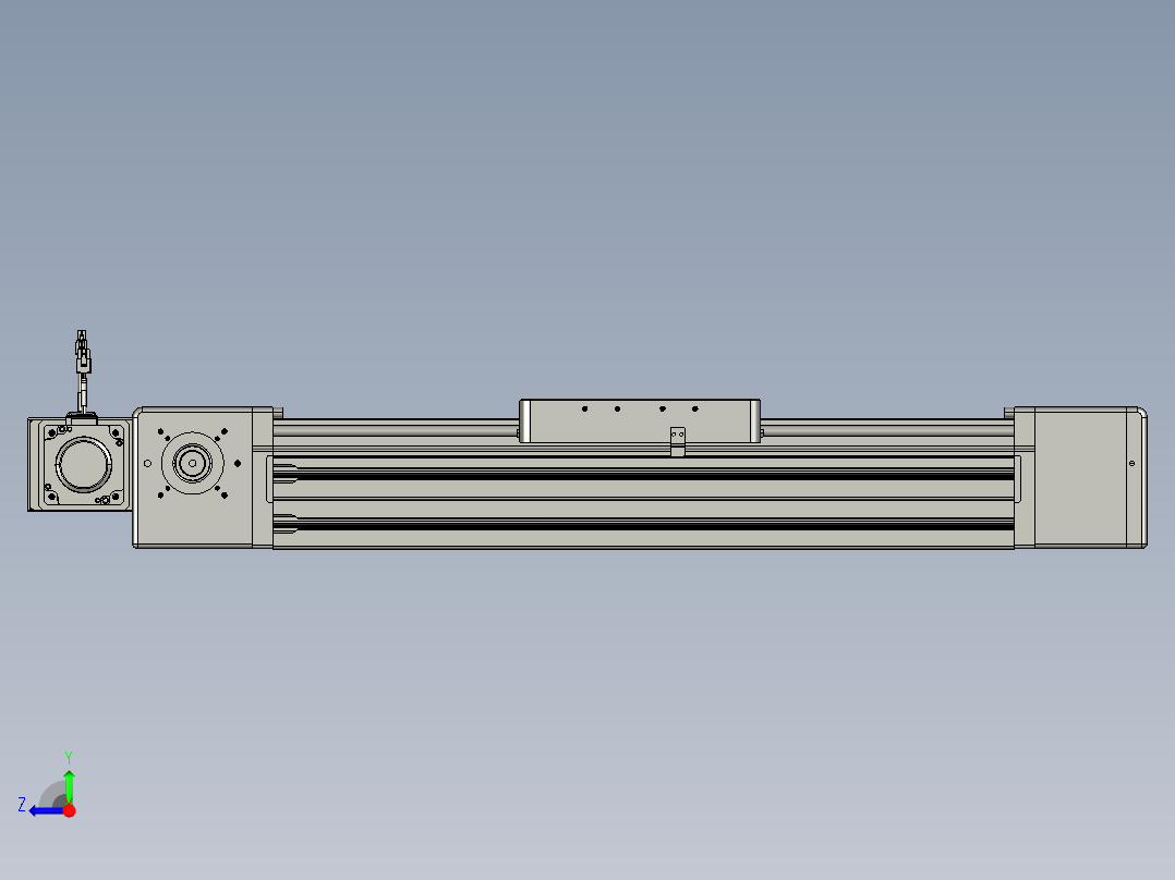 威洛博直线电机模组EB20-L224-S450-BR-ZP75-MS3-5K右视图