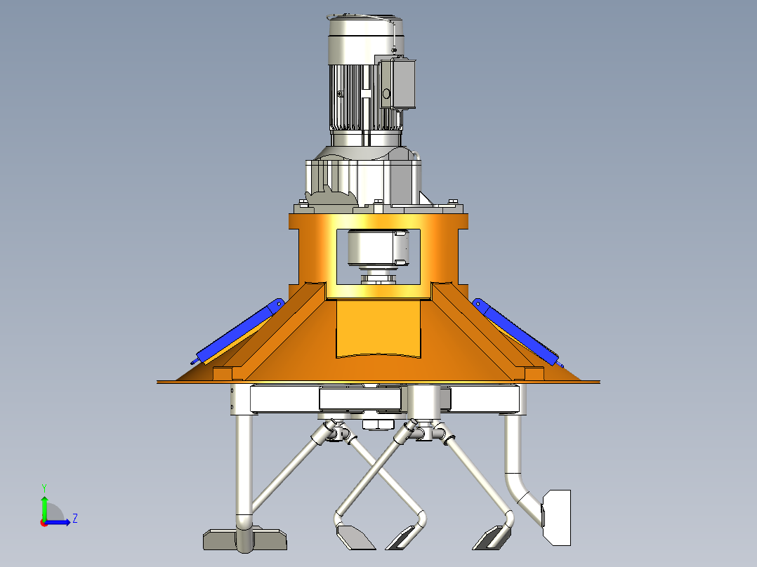 行星搅拌机左视图