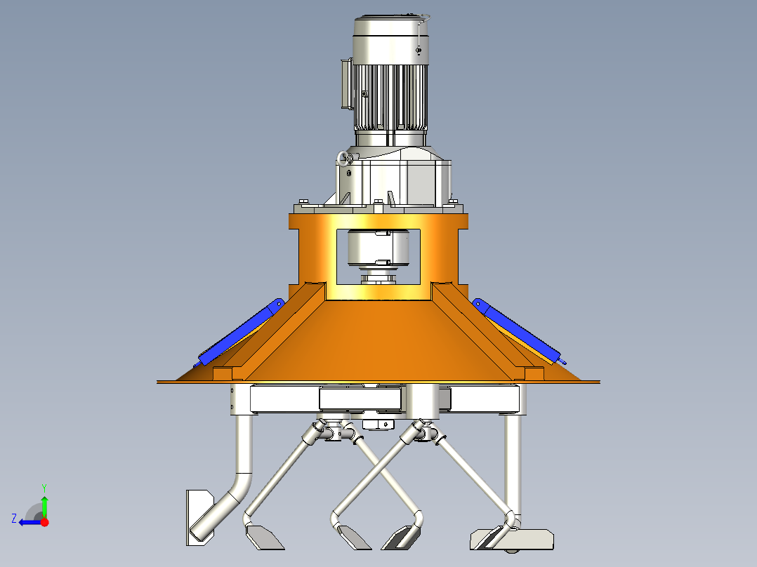 行星搅拌机右视图