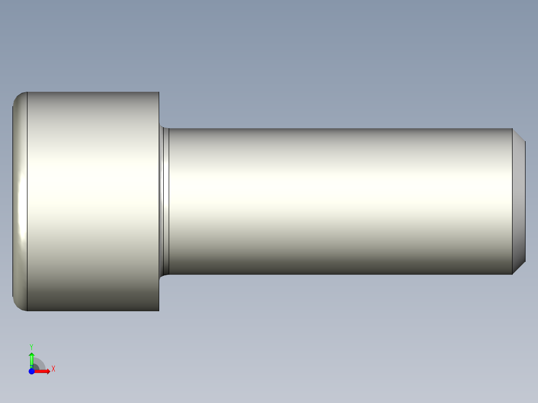螺钉-DIN_912-M12x30.stp前视图